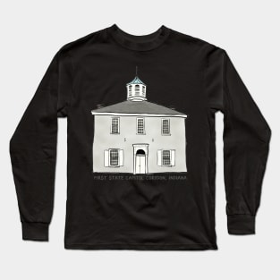 Corydon, Indiana First State Capitol Building Long Sleeve T-Shirt